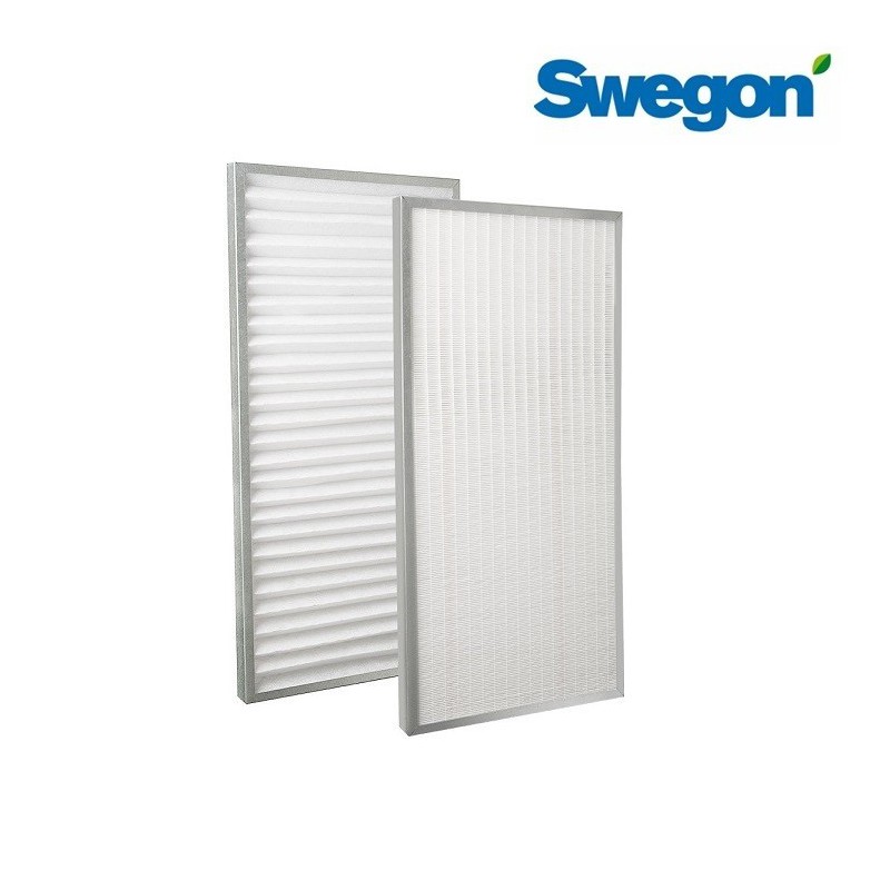Ensemble de filtres d' origine G4/G4 pour Swegon Titanium CF Mural 1200 Ensemble de filtres d' origine G4/G4 pour Swegon Titanium CF Mural 1200