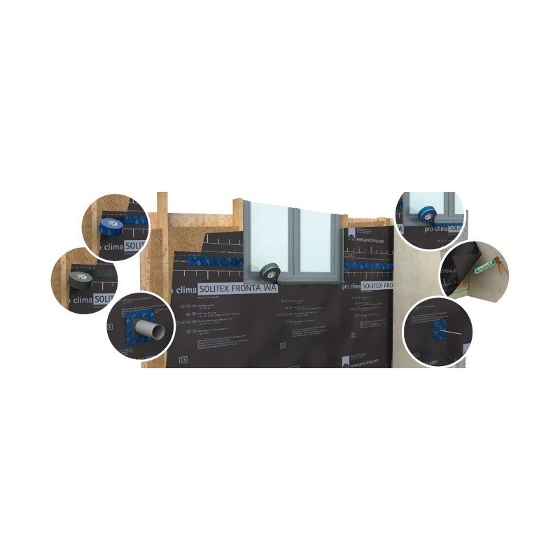 Pro Clima SOLITEX FRONTA WA - Wall lin­ing mem­brane - 75m² - 10132