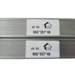 Lemmens HR Flat 1600 | Filtres VMC G4/G4 | 965x337x48 | 510048