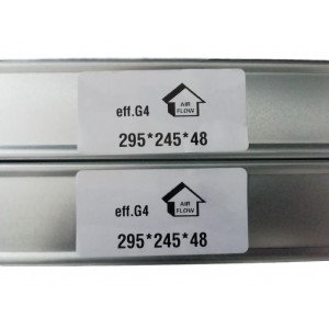 Zehnder Maxi Flat 450 | Originele filterset G4/G4 | 245x295x48 | 528007600