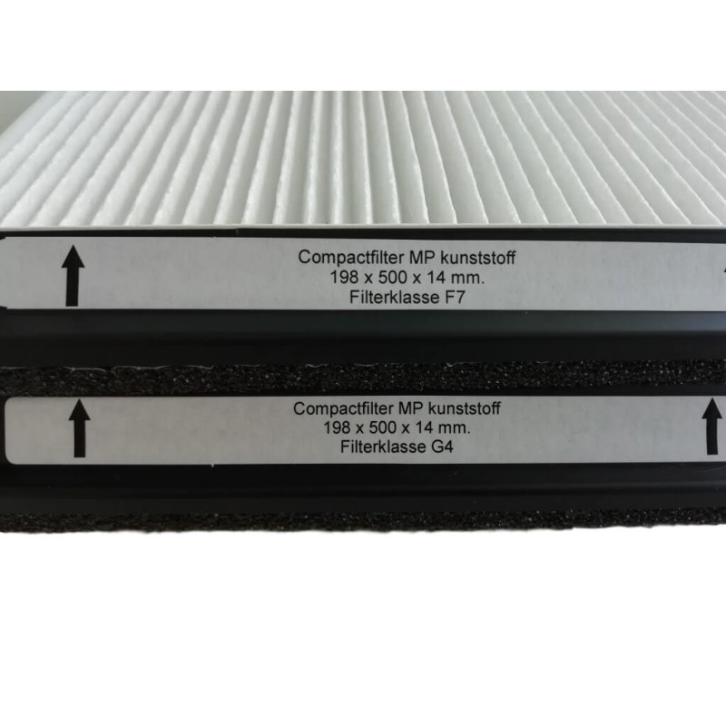 Zehnder ComfoD 300 | Alternatieve filterset G4/F7 | 006040220/006040230