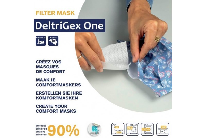 Deltrigex One | Filtre pour masque bouche | Homologué CENTEXBEL