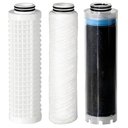 Braukmann FF60WMF / FF20DMF / FF20GAC | 3 pièces filtre de remplacement pour FF60 AX